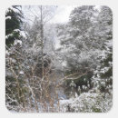 Search for snowy trees stickers White