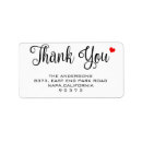 Search for red white black return address labels Modern