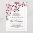 Search for sakura wedding invitations White