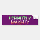 Search for naughty bumper stickers Santa