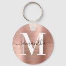 Search for girly key rings Rose gold
