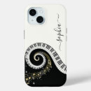 Search for singers iphone cases Black and white
