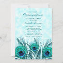Search for peacock quinceanera invitations Blue