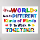 Search for autism posters World autism awareness