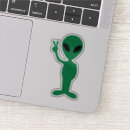 Search for little alien stickers Science fiction