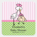 Search for baby girl stork stickers Modern