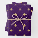 Search for purple and gold christmas wrapping paper Birthday