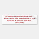 Search for henry bumper stickers Tea party