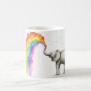 Search for whimsical elephant mugs Watercolor