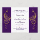 Search for white peacock invitations Purple