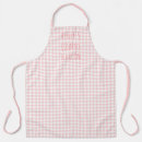 Search for gingham check aprons Traditional