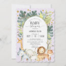 Search for purple elephant baby shower invitations Safari