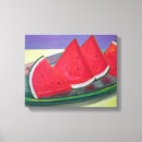 Search for slice canvas prints Watermelon