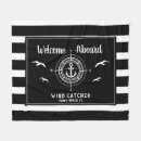 Search for white anchor blankets Welcome aboard