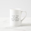 Search for love the mountains mugs Hiking