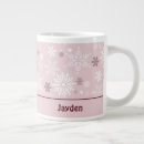 Search for pink snowflake mugs For kids