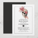 Search for halloween rehearsal dinner invitations Skull