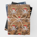 Search for jolly wrapping paper Pirate party