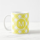 Search for yellow monogram mugs Pattern