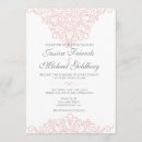 Search for lace border wedding invitations Damask