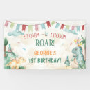 Search for dinosaur birthday banners Trex