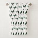 Search for pine trees bath towels Pattern