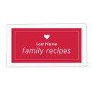 Search for binders labels Recipes