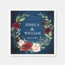 Search for blue and burgundy napkins Autumn