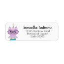 Search for cute mermaid return address labels Purple