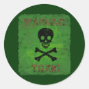 Search for toxic skull stickers Halloween