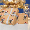 Search for hunting dog wrapping paper Winter