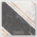 Search for black and white marble coasters Abstract