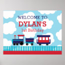 Search for train birthday party posters Boy
