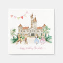 Search for princess napkins Watercolor