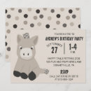 Search for donkeys invitations Gender neutral