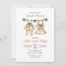 Search for holiday gender reveal invitations Red