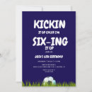 Search for boys 6th birthday invitations Six years old