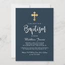 Search for navy blue christening invitations Script