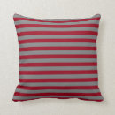 Search for grey and burgundy cushions Stripes