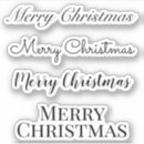 Search for serif font stickers Merry christmas