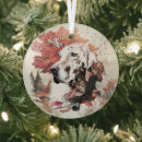 Search for irish setter christmas tree decorations Hunting dog