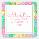 Search for tropical fish return address labels Colourful