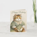 Search for victorian birthday cards Cat