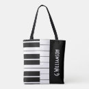 Search for piano music bags Black and white