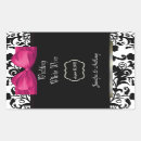 Search for wine bottle wedding stickers Damask