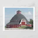 Search for round shape postcards Red