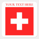 Search for swiss cross stickers Suisse