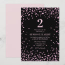 Search for black glitter polka dots postcards Pink