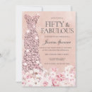 Search for blush pink 50th birthday invitations Rose gold