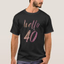 Search for hello 40 tshirts 40th